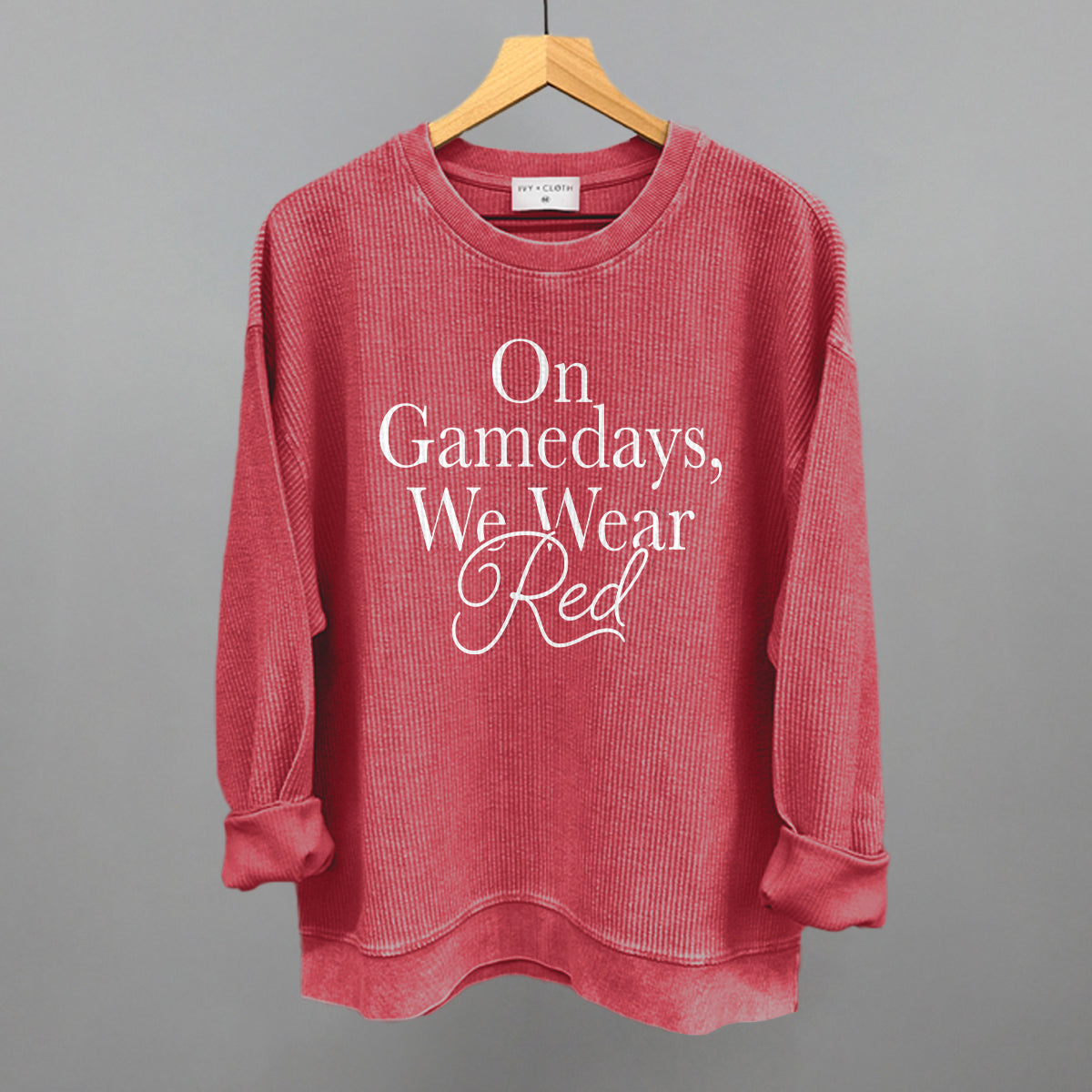 On Gamedays, We Wear Red Ivy + Cloth