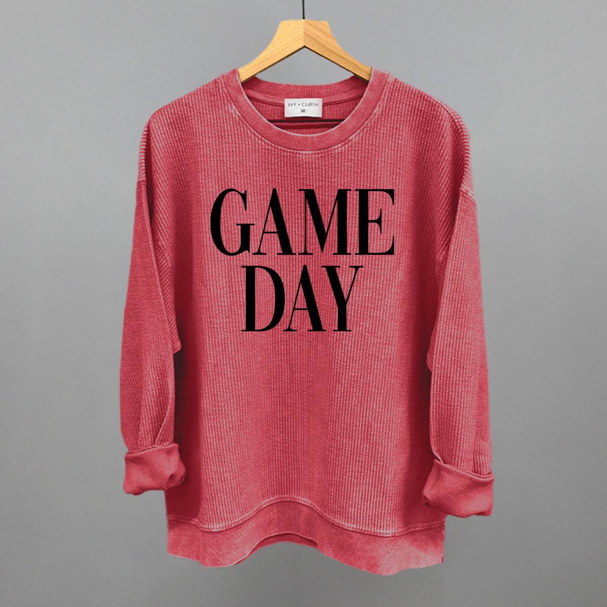 Game Day Black Serif Ivy + Cloth