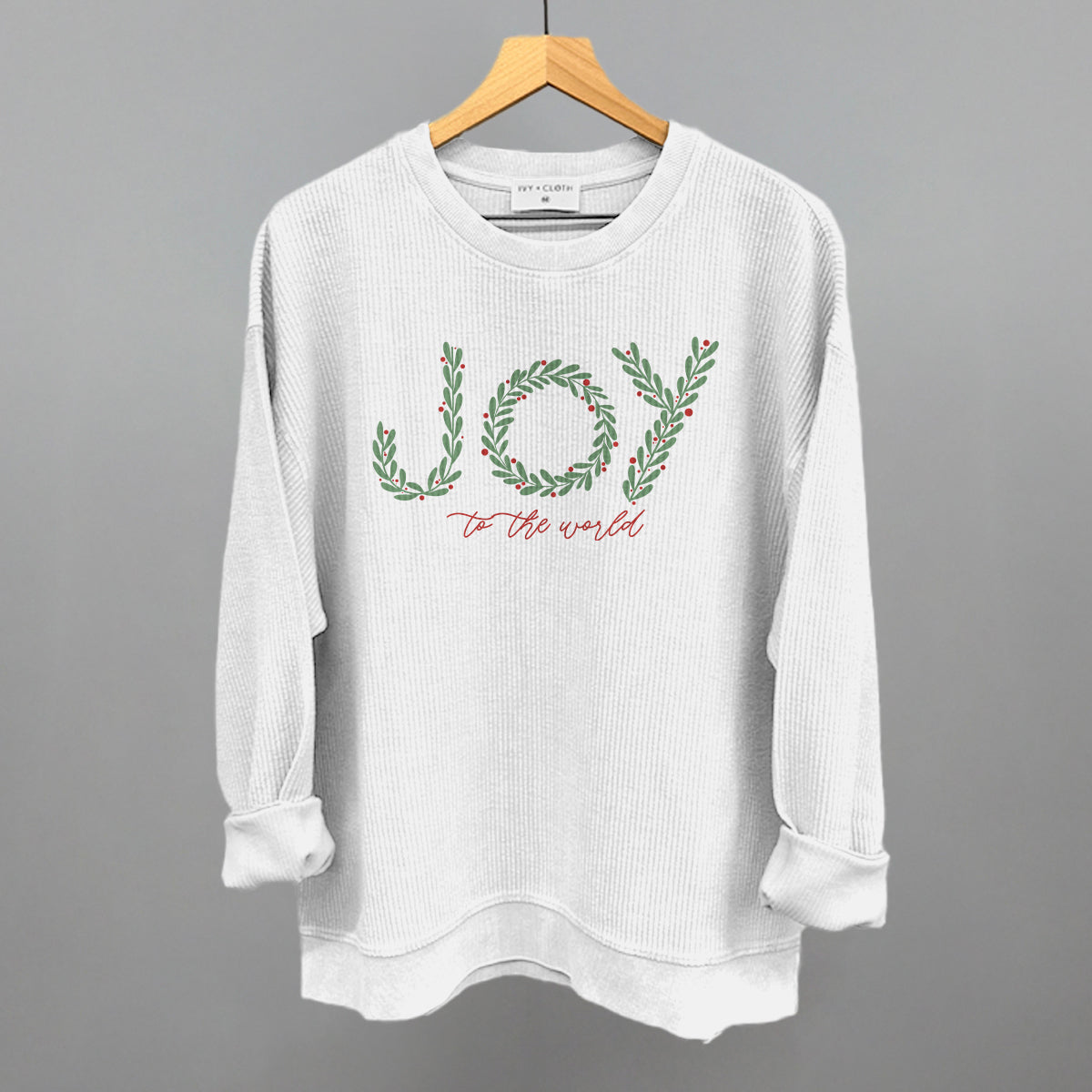 Joy To The World (Wreath) Ivy + Cloth