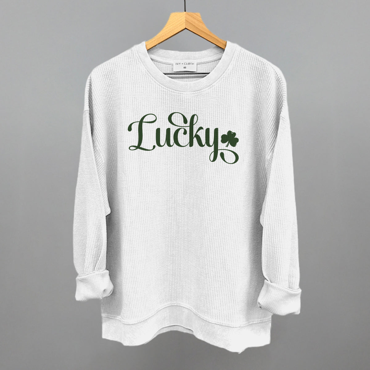 Lucky Script + Clover Ivy + Cloth
