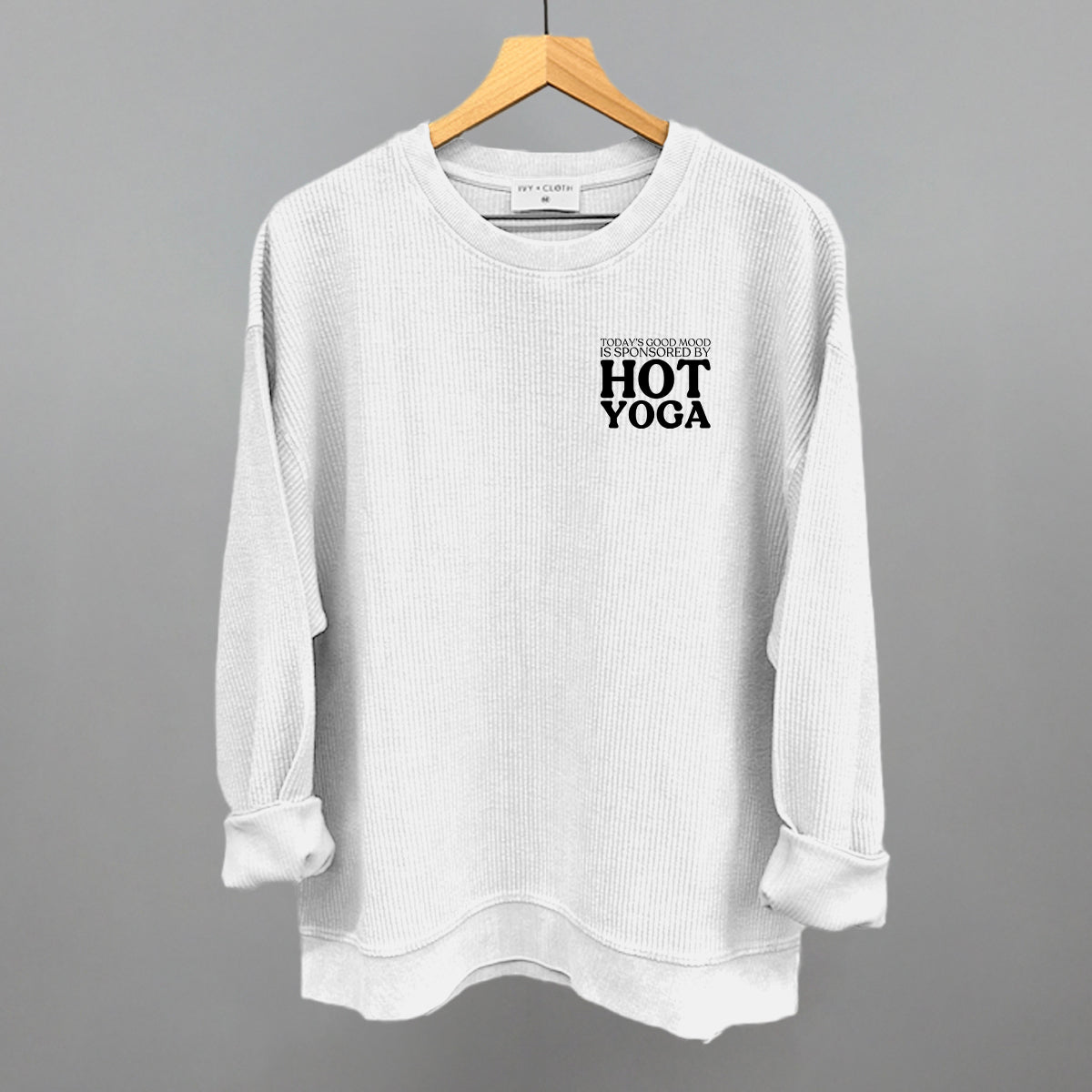 Mood Sponsored By Hot Yoga (Left Chest) Ivy + Cloth