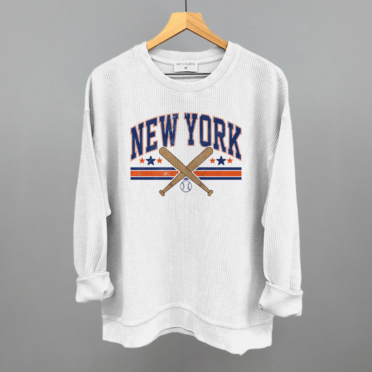New York Baseball (Blue/Orange) Ivy + Cloth