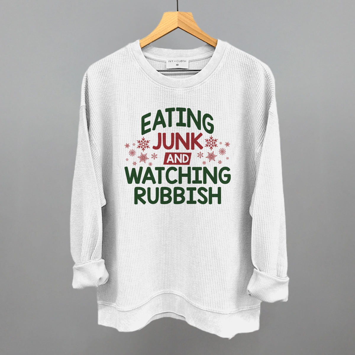 Eating Junk And Watching Rubbish Ivy + Cloth