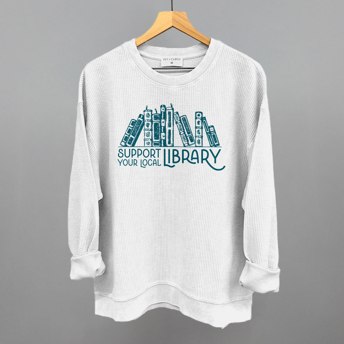 Support Your Local Library Ivy + Cloth