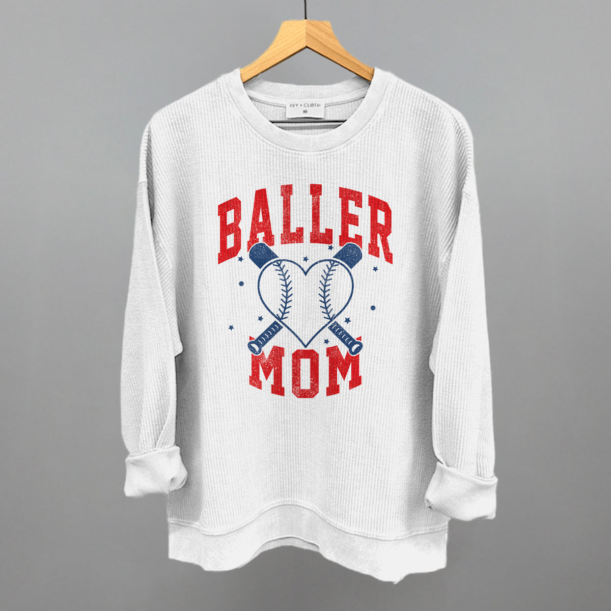 Baller Mom Baseball Ivy + Cloth