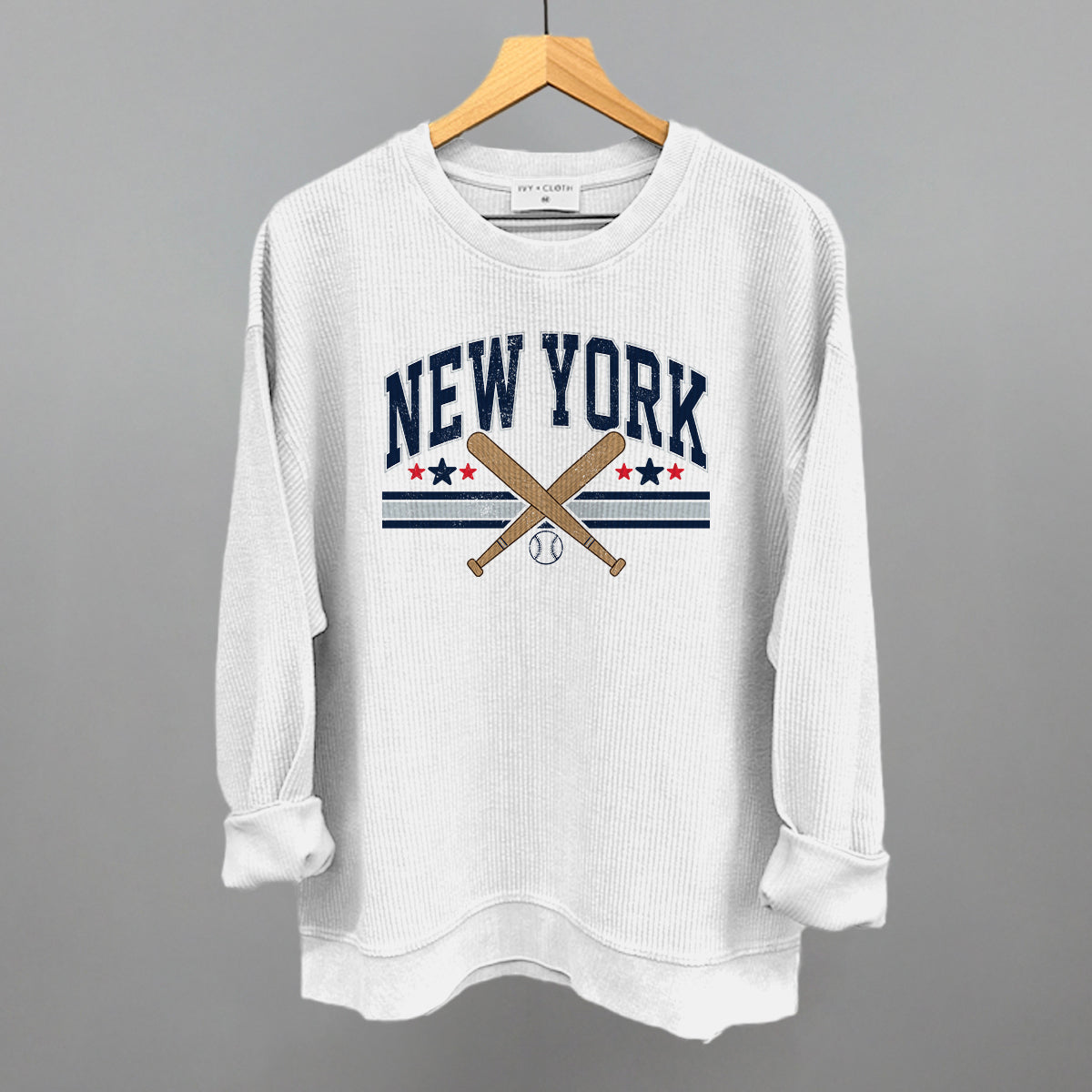 New York Baseball (Navy) Ivy + Cloth