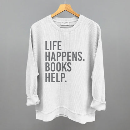 Life Happens. Books Help. Ivy + Cloth