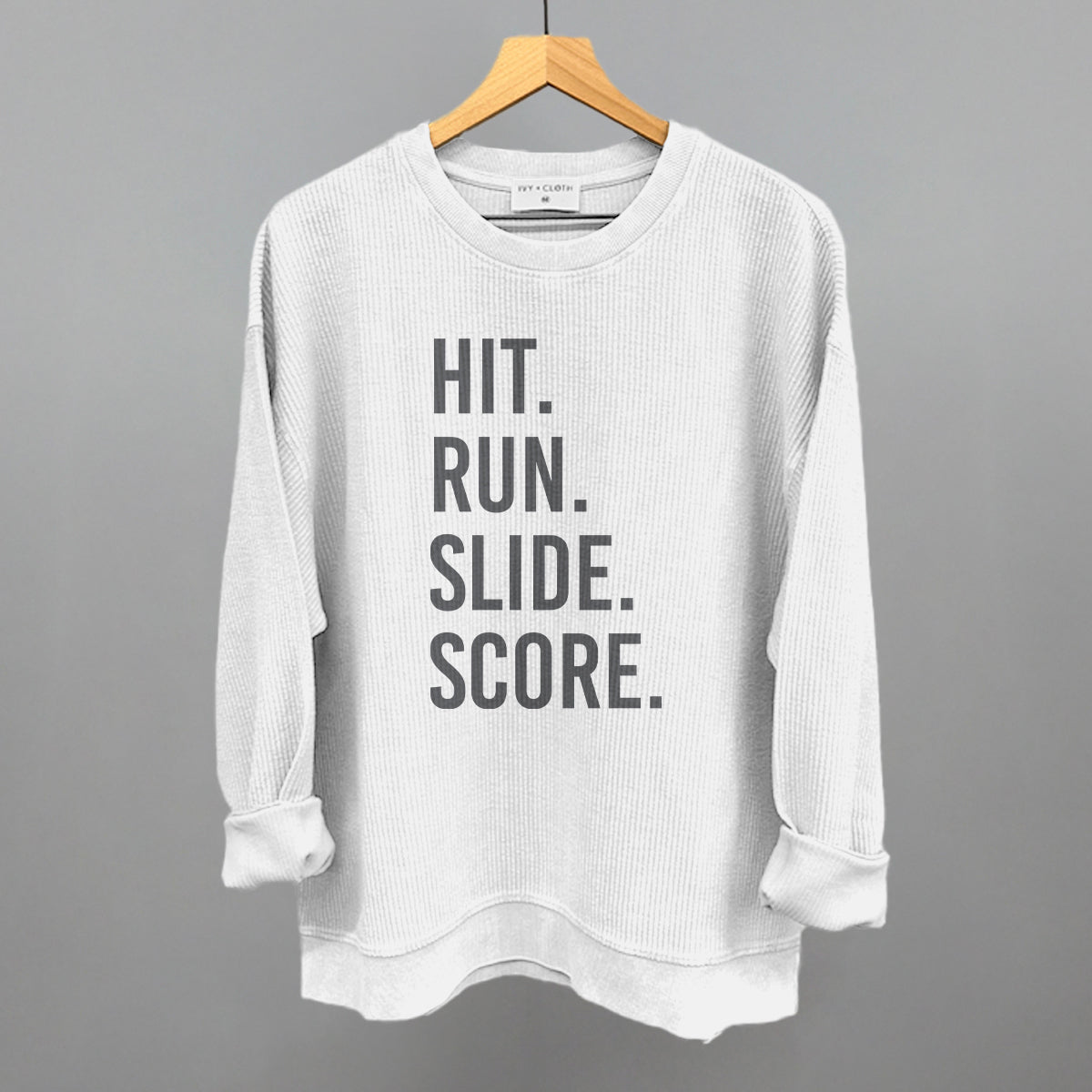Hit Run Slide Score Ivy + Cloth