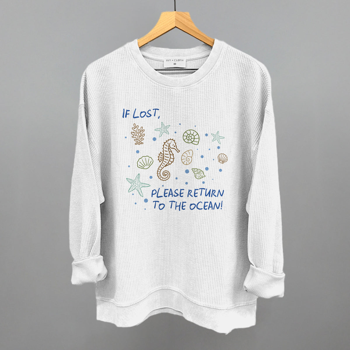 If Lost, Please Return To The Ocean Ivy + Cloth