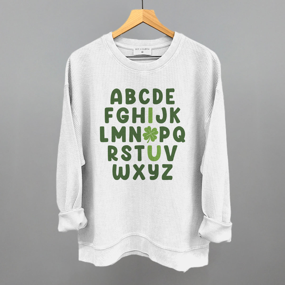 I Love You Clover Alphabet Ivy + Cloth