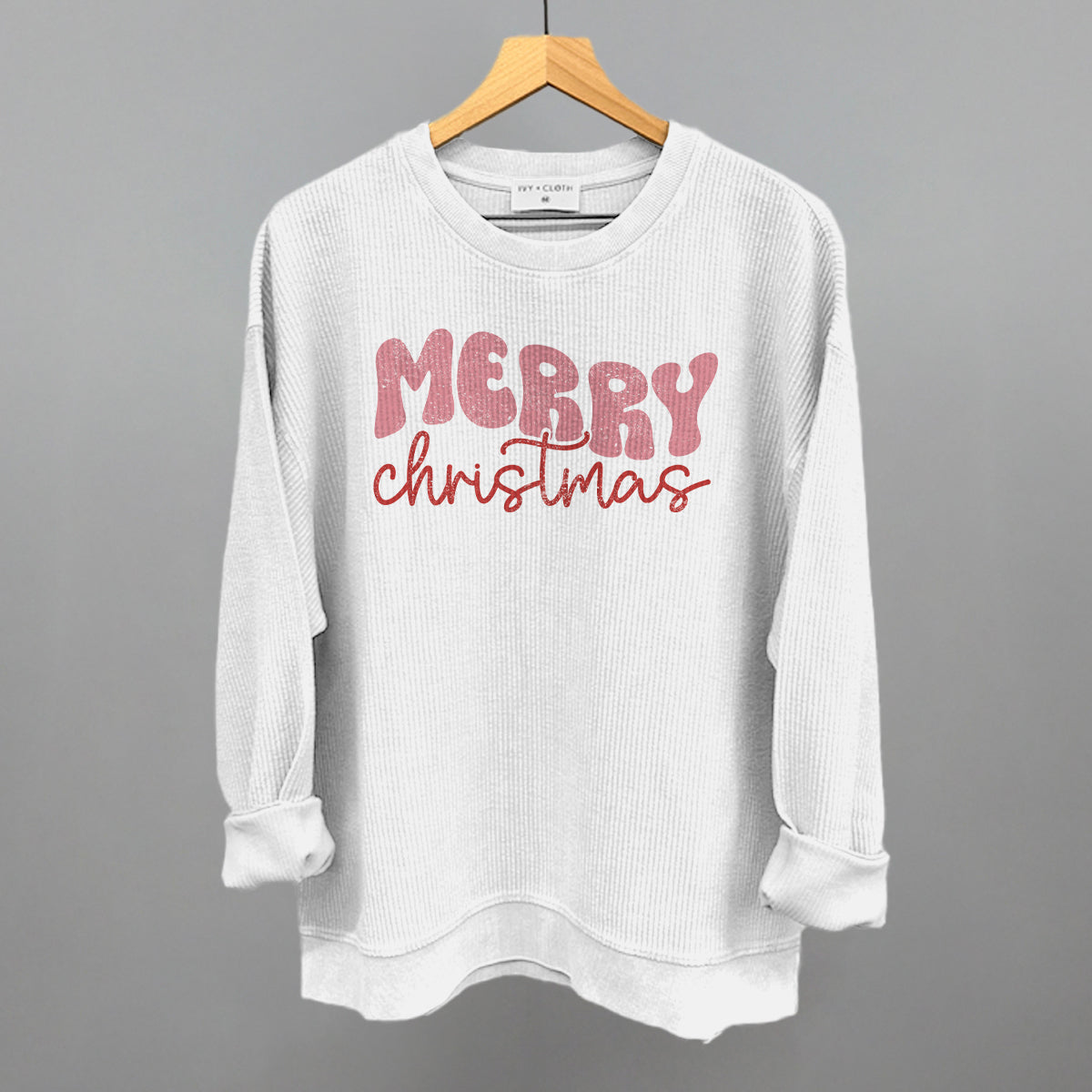 Merry Christmas (Groovy Script) Ivy + Cloth