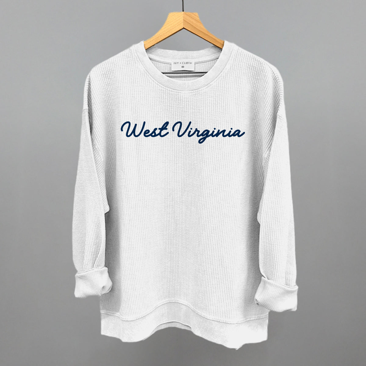 West Virginia Script Ivy + Cloth