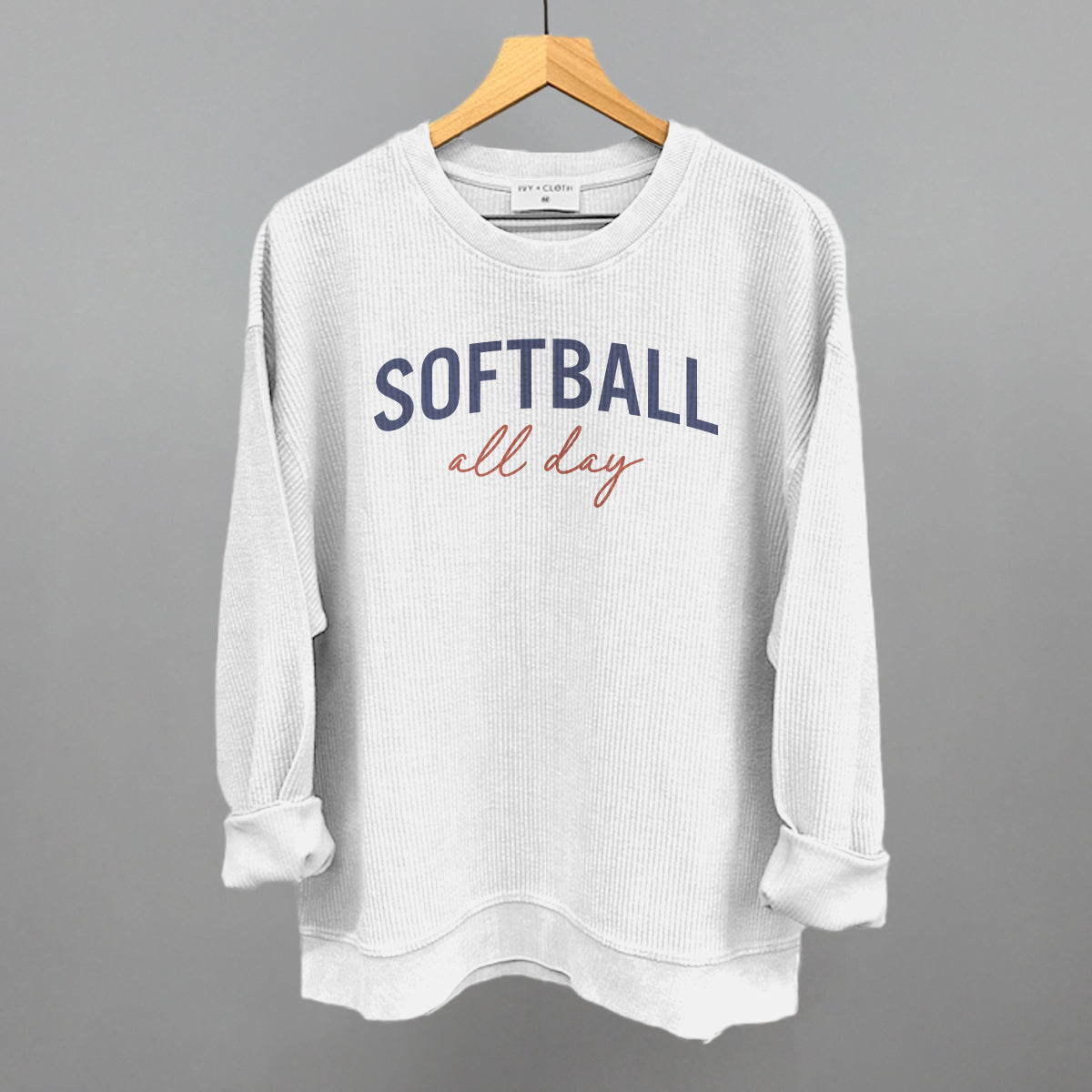 Softball All Day (Script) Ivy + Cloth