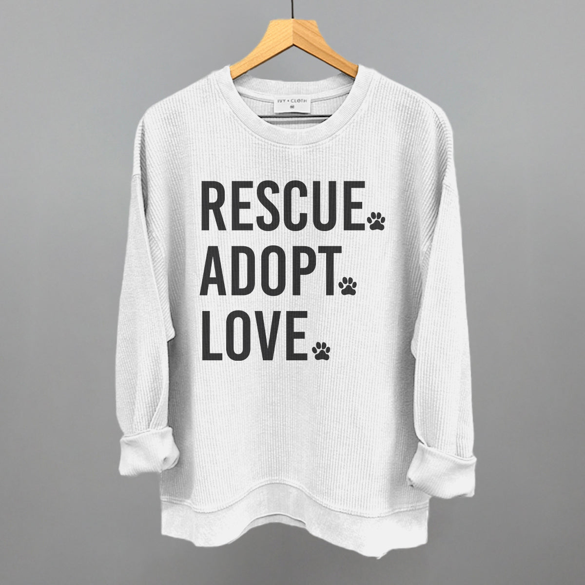 Rescue Adopt Love Ivy + Cloth