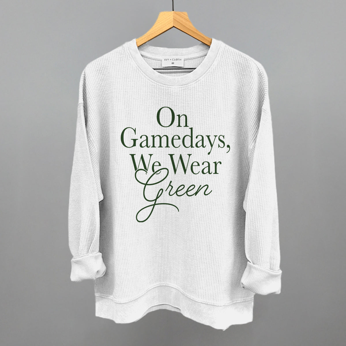 On Gamedays, We Wear Green Ivy + Cloth