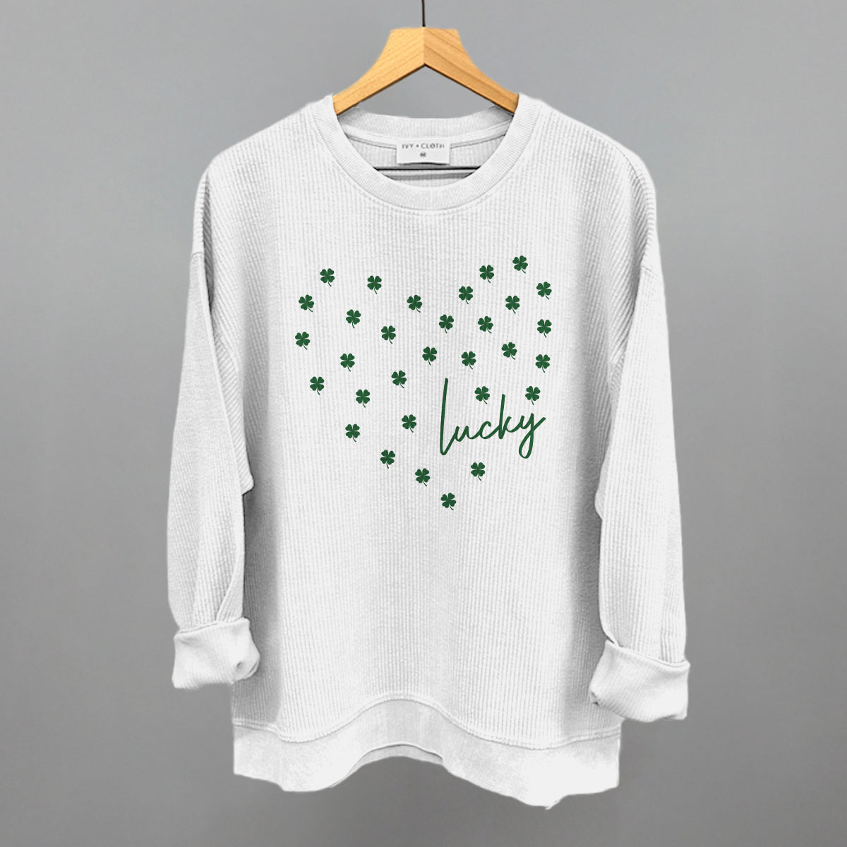 Lucky (Heart Shamrocks) Ivy + Cloth
