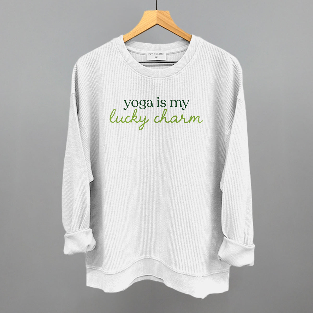 Yoga Is My Lucky Charm Ivy + Cloth