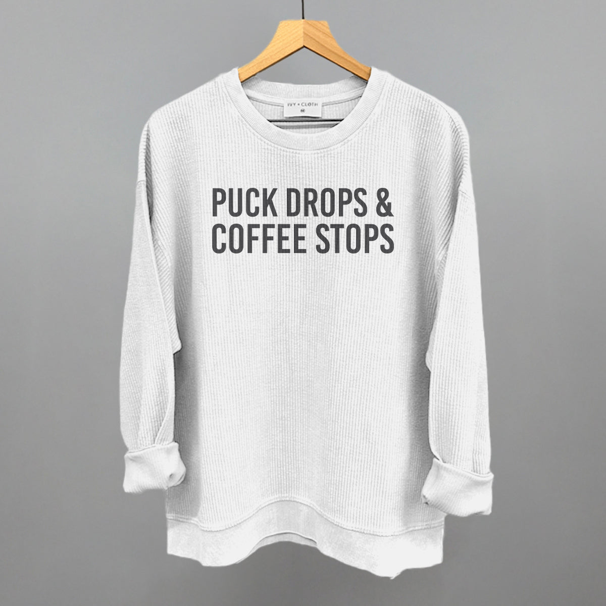 Puck Drops & Coffee Stops Ivy + Cloth