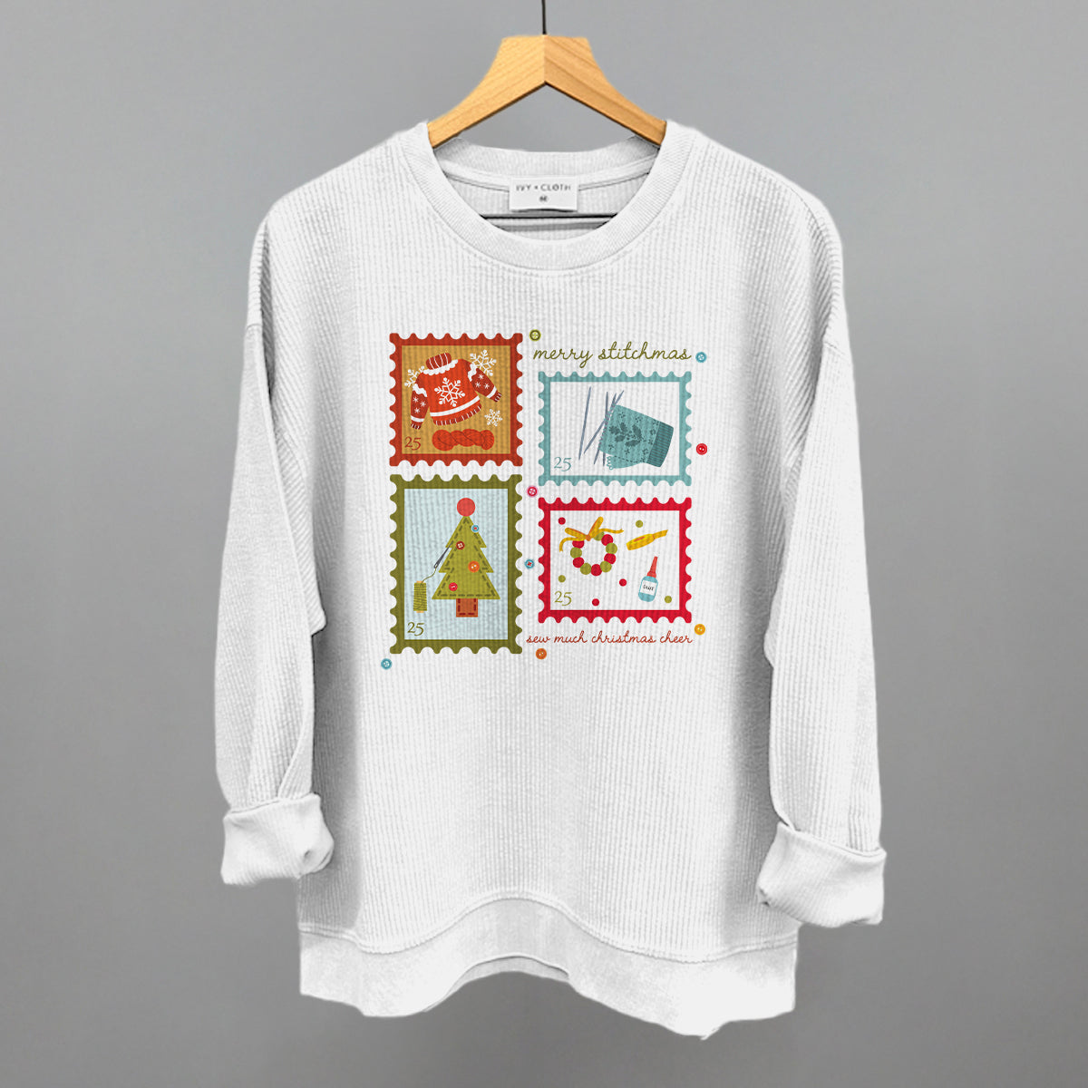 Merry Stitchmas Stamps Ivy + Cloth