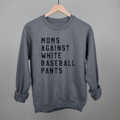 Moms Against White Baseball Pants Ivy + Cloth