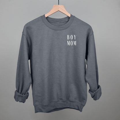 Boy Mom Block (Left Chest) Ivy + Cloth