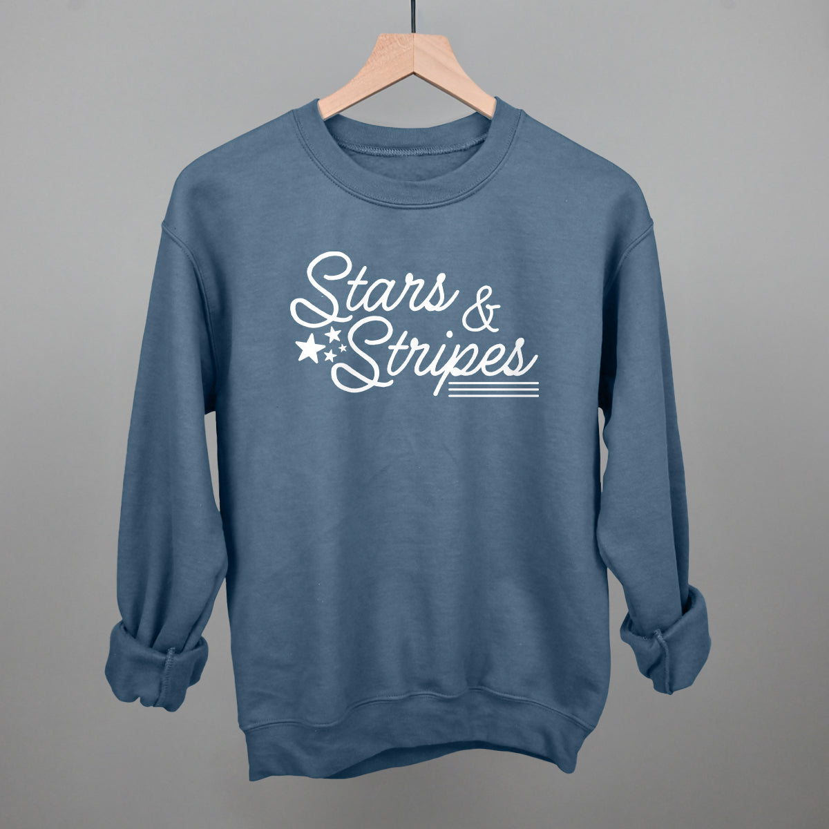 Stars & Stripes White Script Ivy + Cloth