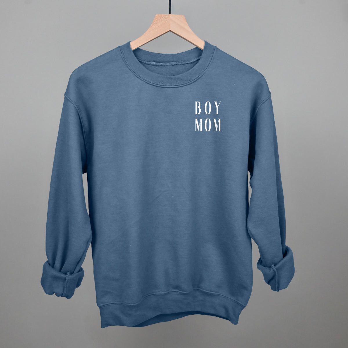 Boy Mom Block (Left Chest) Ivy + Cloth