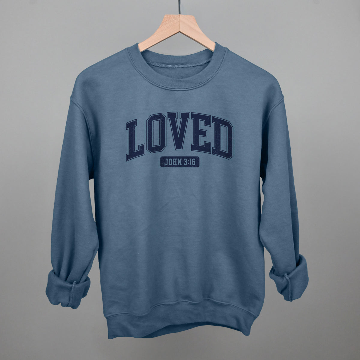Loved John 3:16 (Navy) Ivy + Cloth