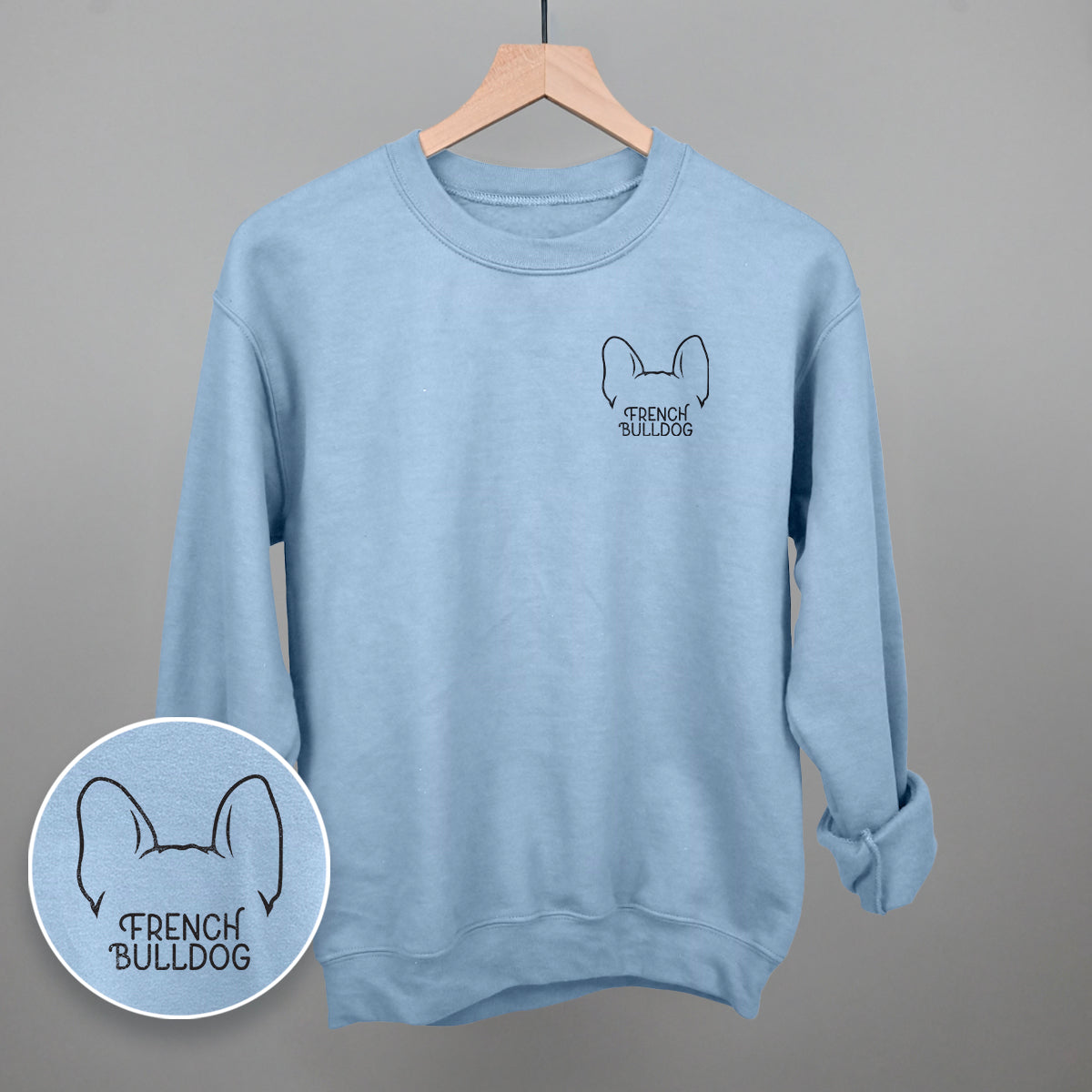 French Bulldog (Left Chest) Ivy + Cloth