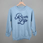River Life (Distressed Script) Ivy + Cloth