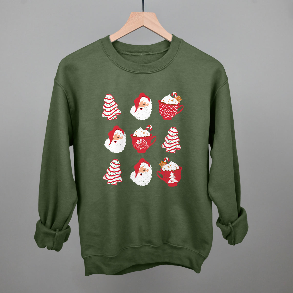 Christmas Tree Cake Santa Ivy + Cloth