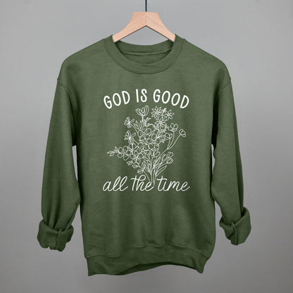 God Is Good All The Time Floral Ivy + Cloth