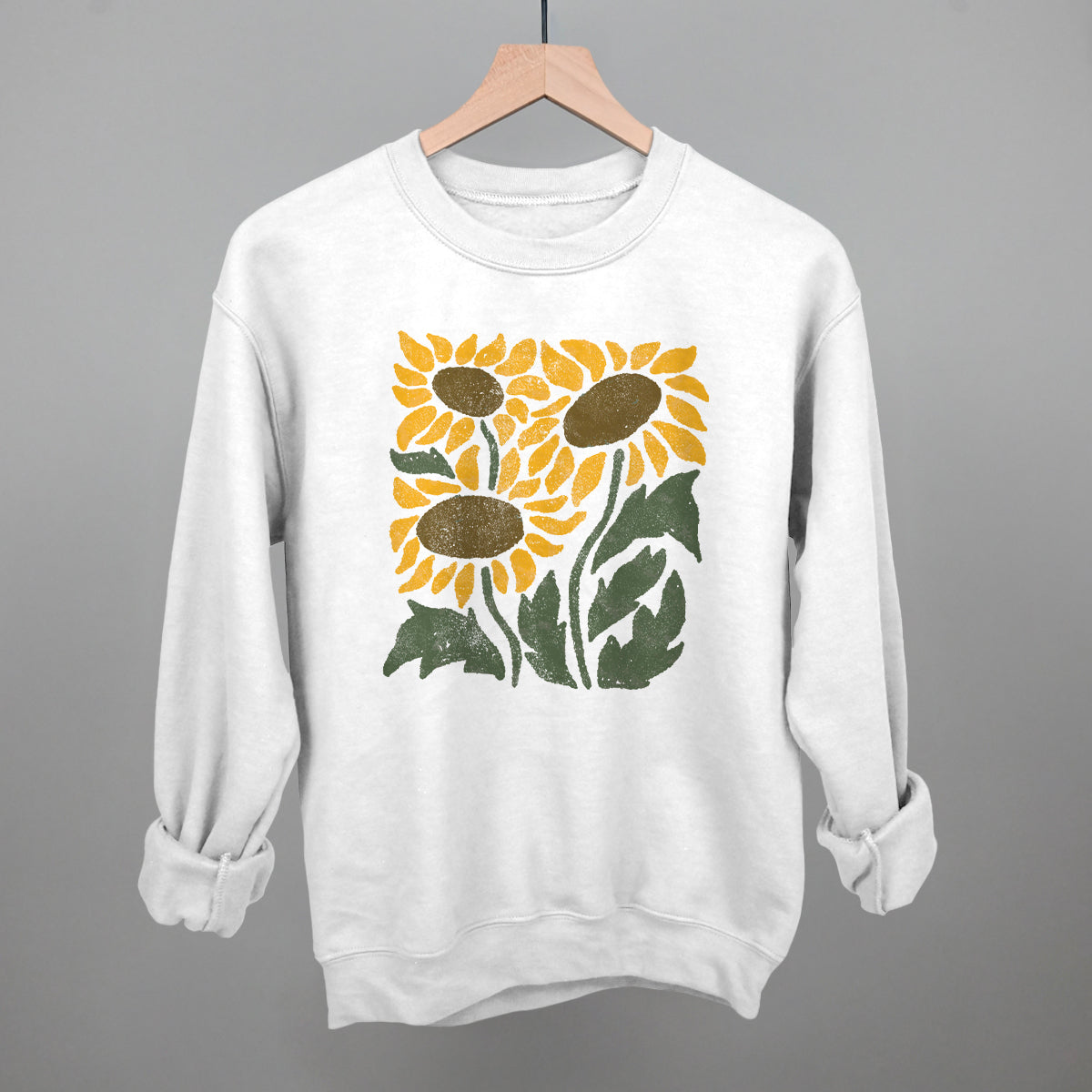 Abstract Sunflowers Ivy + Cloth