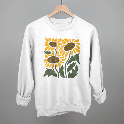 Abstract Sunflowers Ivy + Cloth