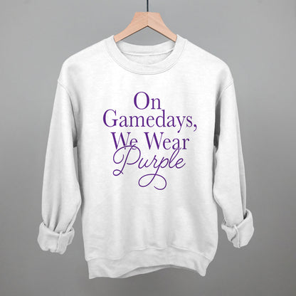 On Gamedays, We Wear Purple Ivy + Cloth