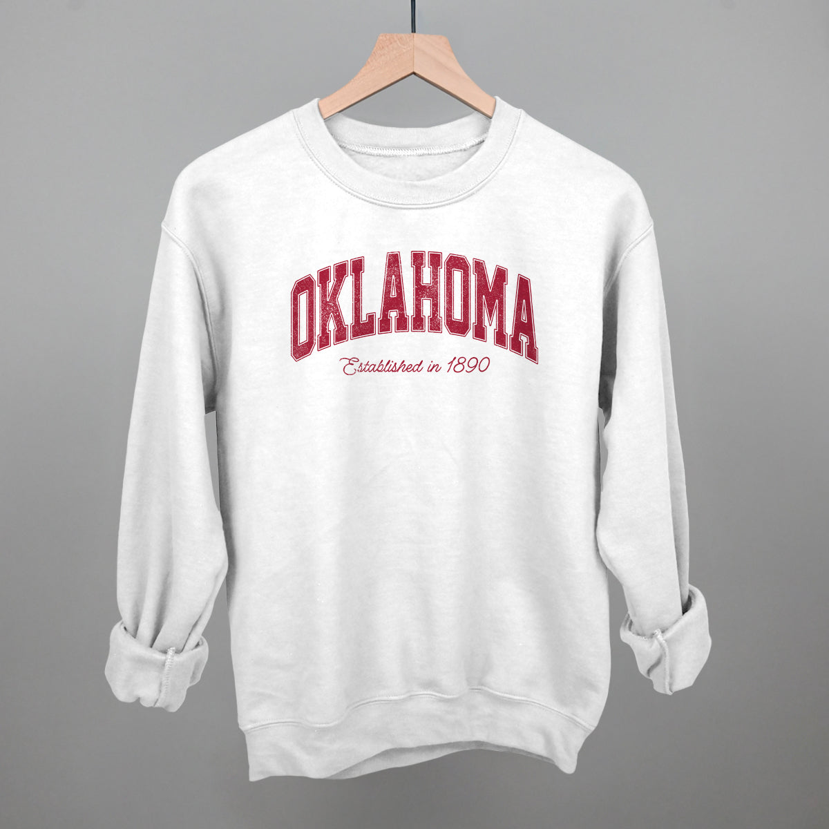 Oklahoma Varsity Arch (Red) Ivy + Cloth