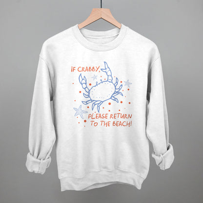 If Crabby, Please Return To The Beach Ivy + Cloth