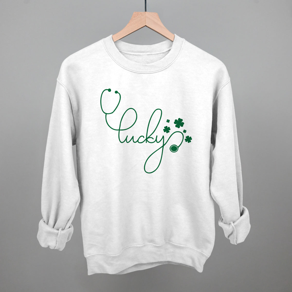 Lucky Script (Stethoscope) Ivy + Cloth