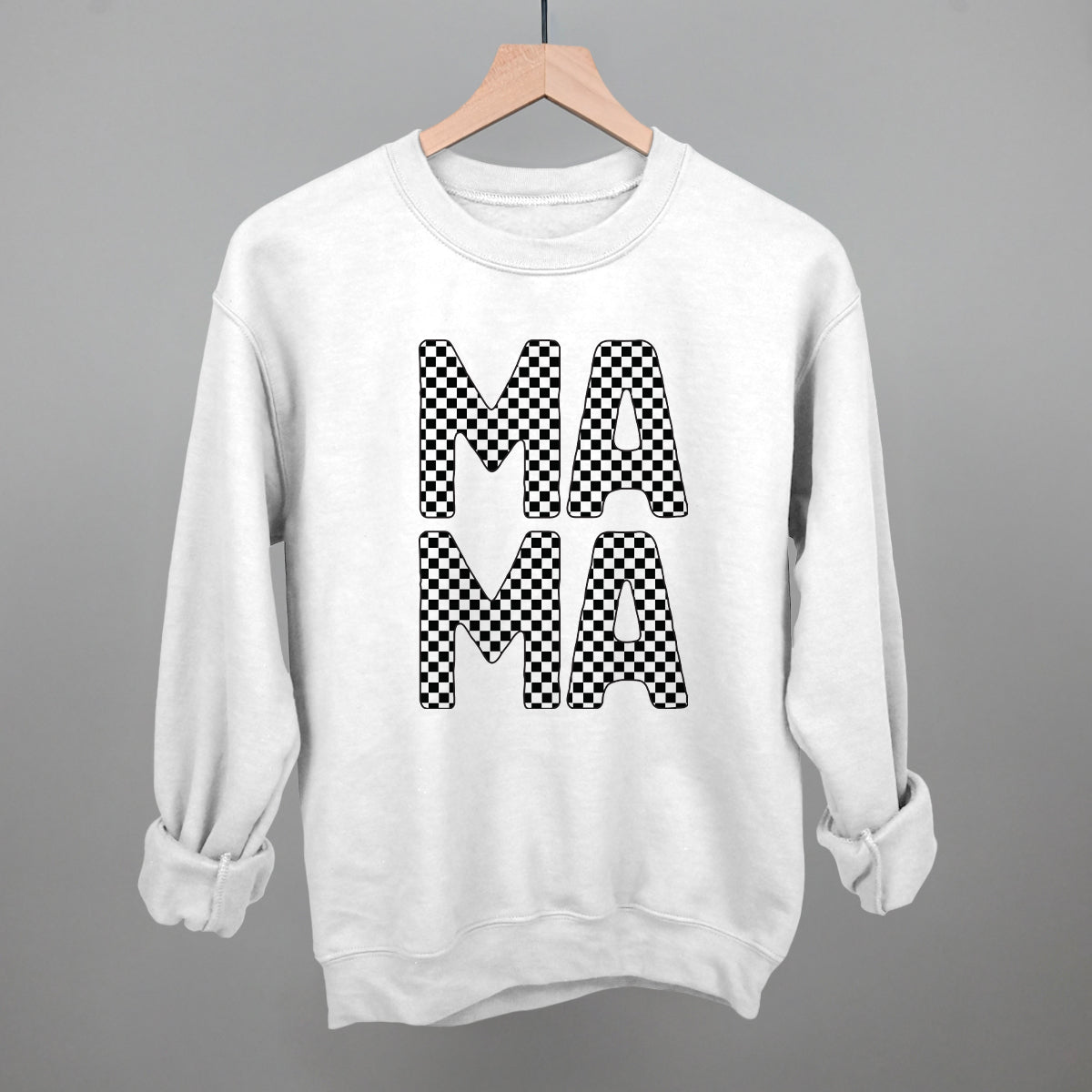 Mama Stacked Checkered Ivy + Cloth