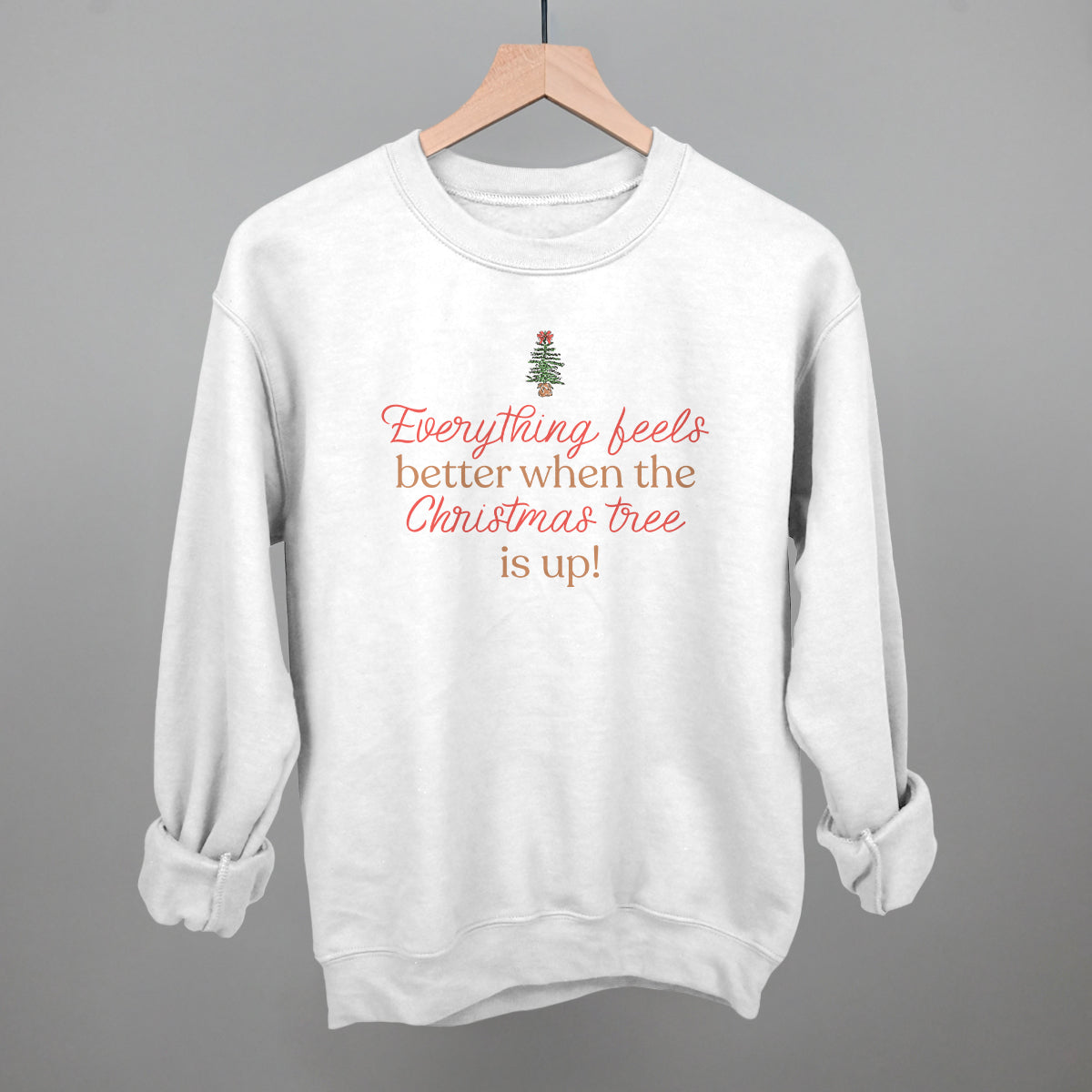 Everything Feels Better When The Christmas Tree Is Up Ivy + Cloth
