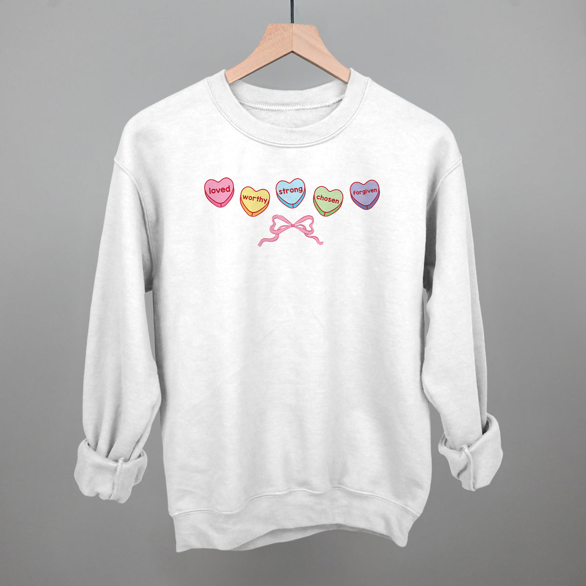 Faith Candy Hearts + Bow Ivy + Cloth