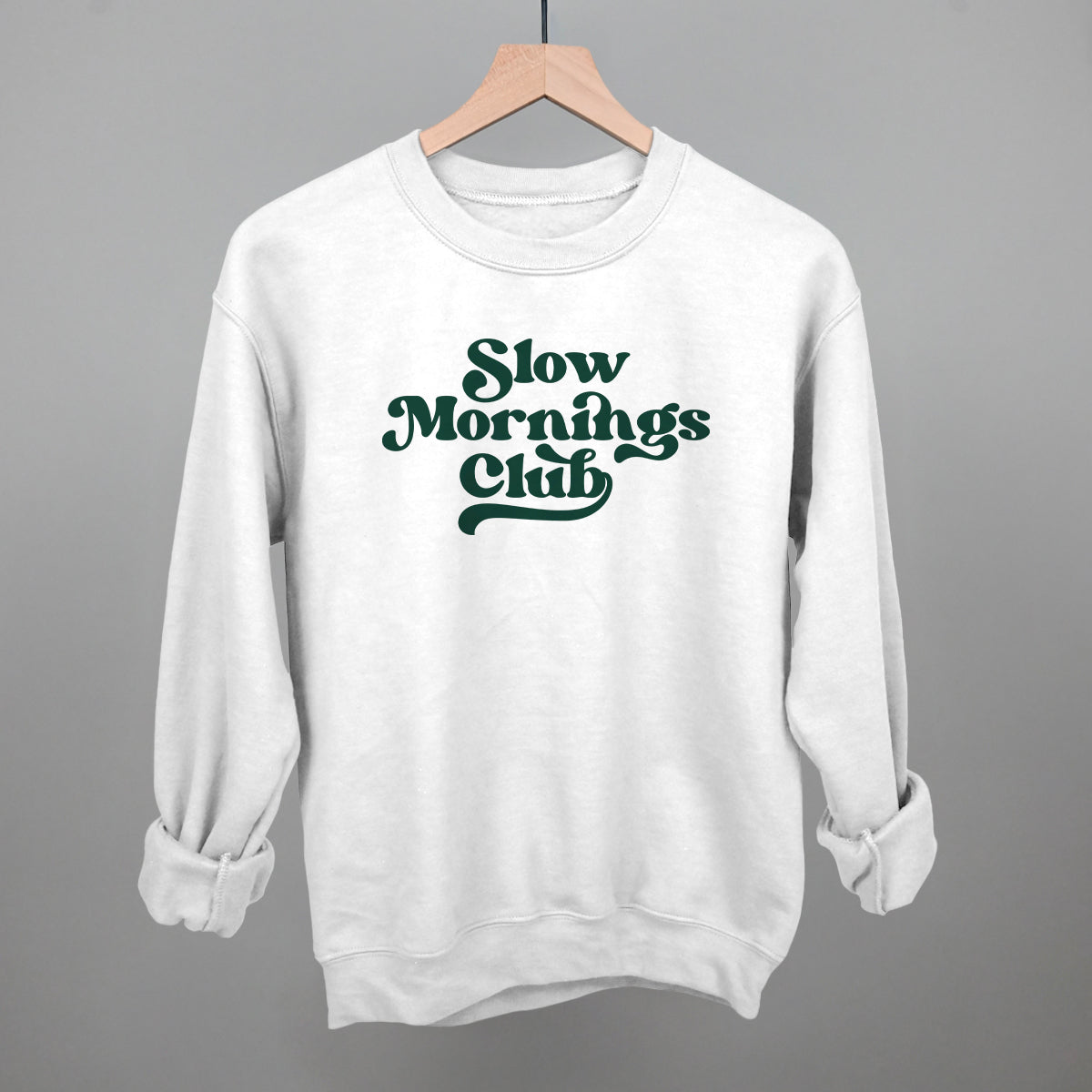 Slow Mornings Club (Green) Ivy + Cloth