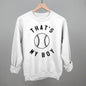 That's My Boy Baseball (Black} Ivy + Cloth