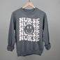 Retro Nurse Smiley (Repeated) Ivy + Cloth