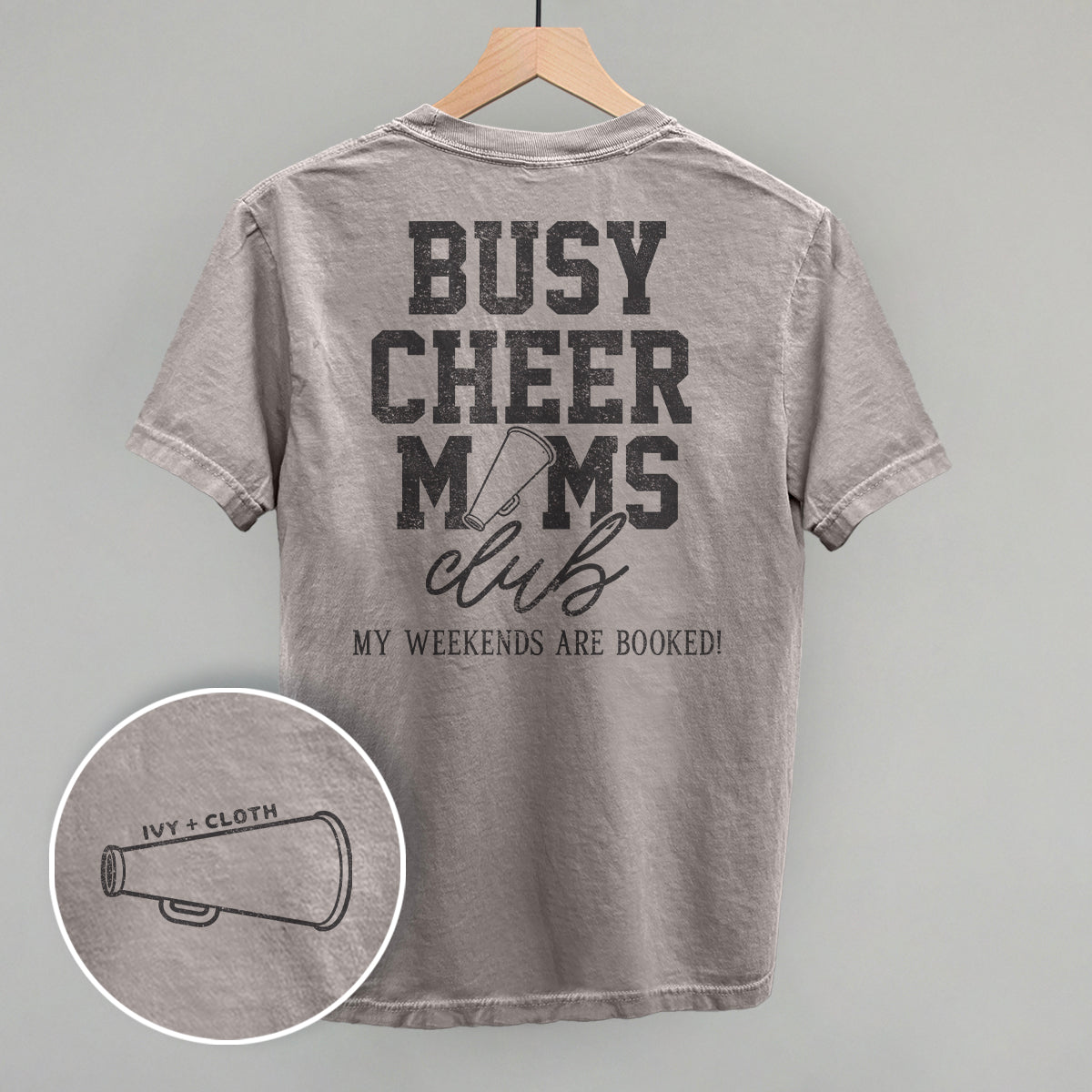 Busy Cheer Moms Club (Back Print) Ivy + Cloth