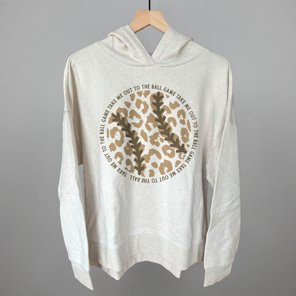 Take Me Out To The Ball Game (Leopard Baseball) Ivy + Cloth