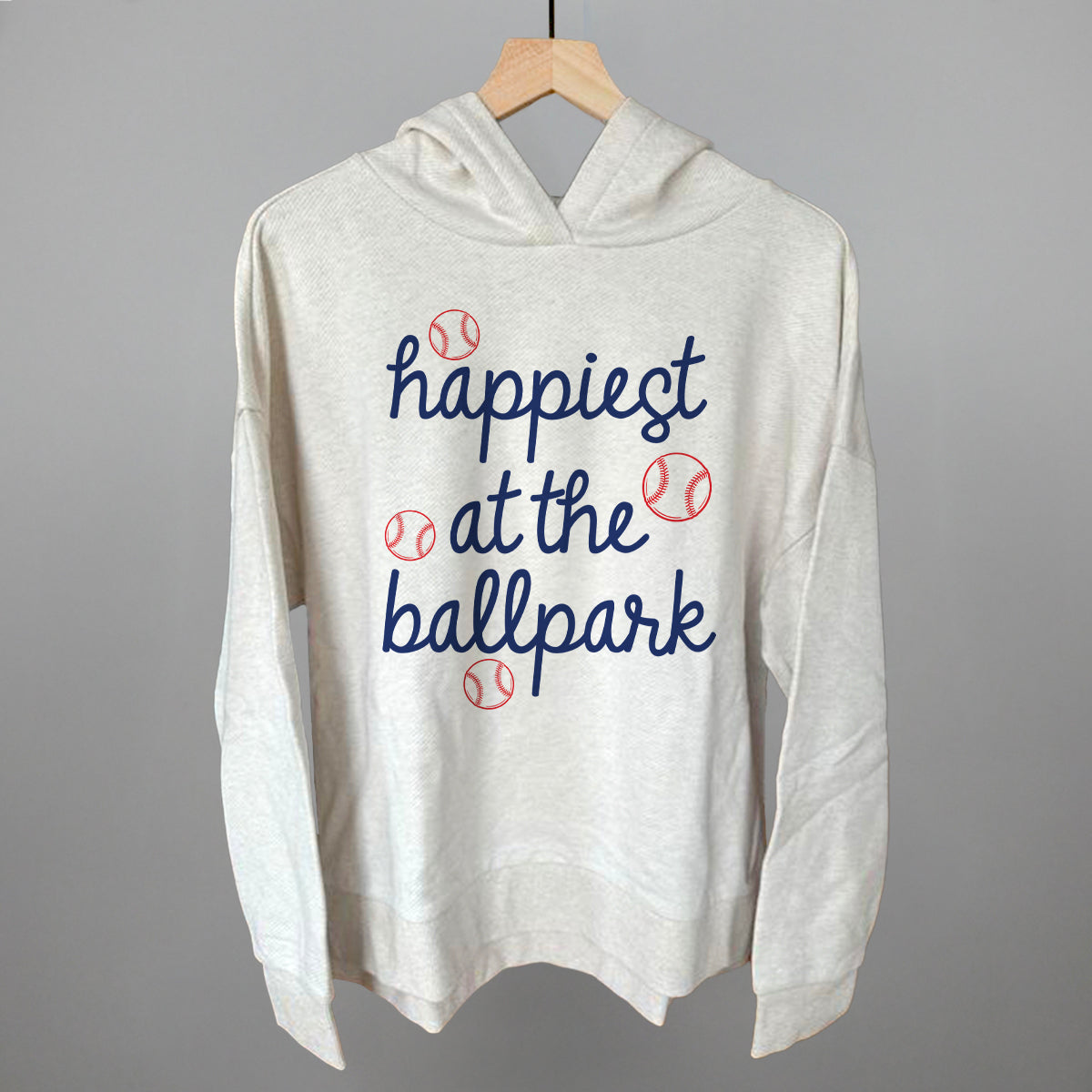 Happiest At The Ballpark Navy Script Ivy + Cloth