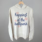 Happiest At The Ballpark Navy Script Ivy + Cloth