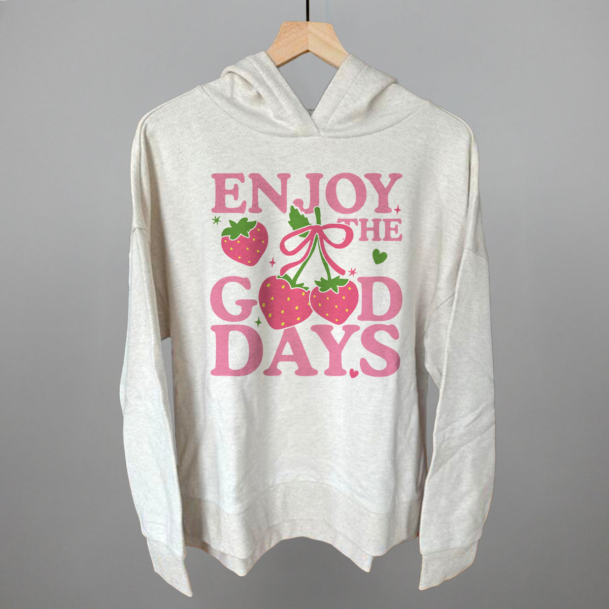 Enjoy The Good Days Strawberries Ivy + Cloth