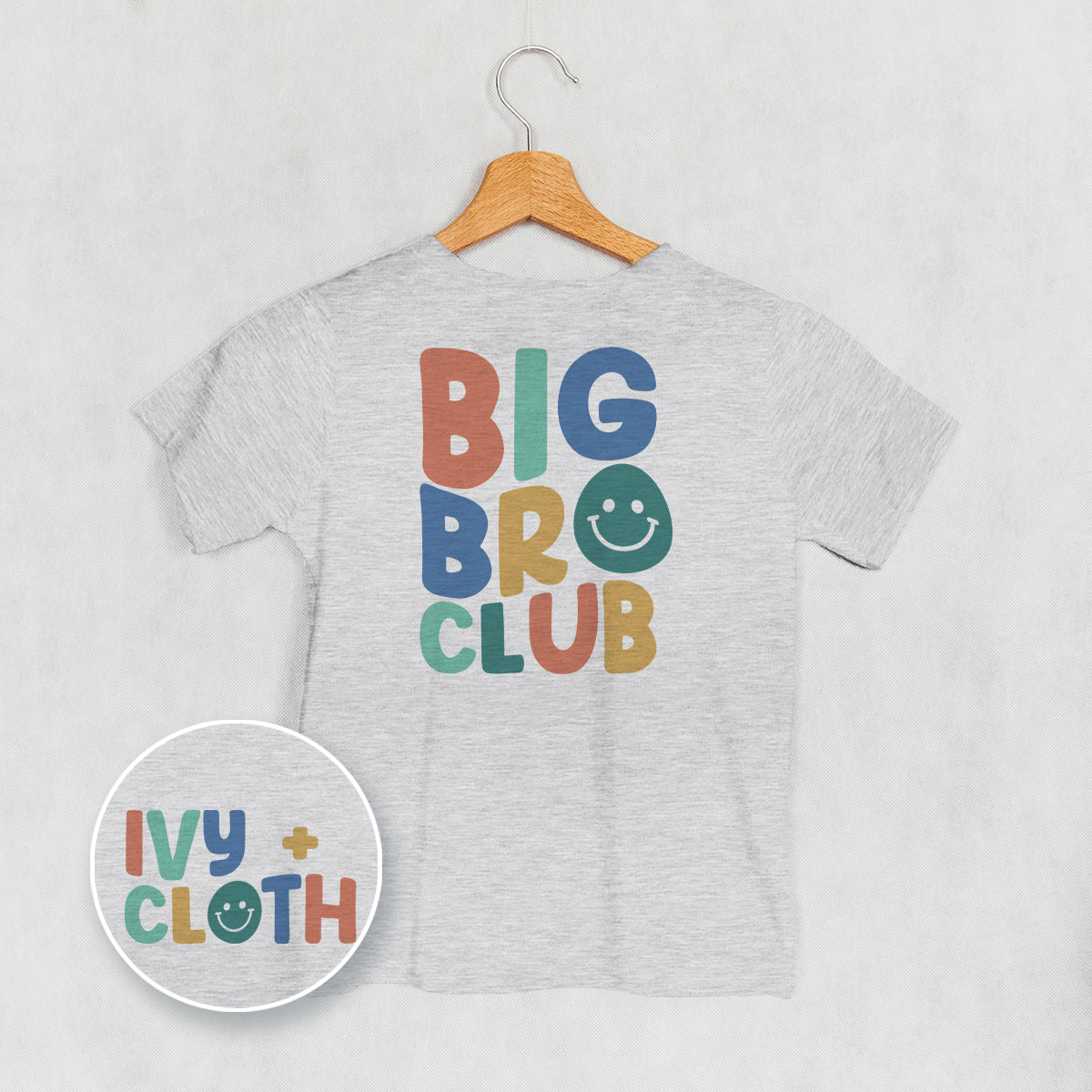 Big Bro Club (Kids Back Print) Ivy + Cloth